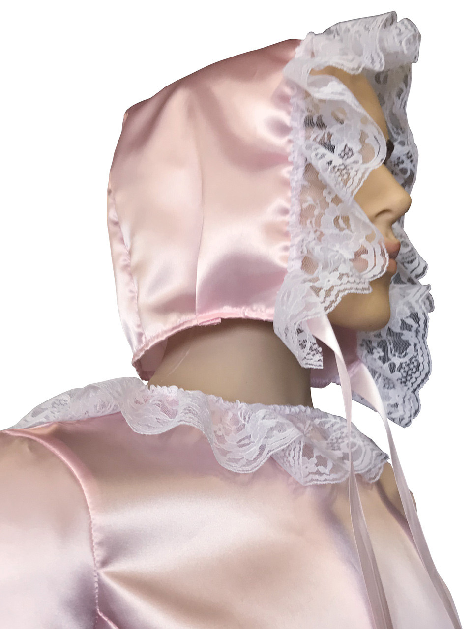 Pink Satin Sissy Dress